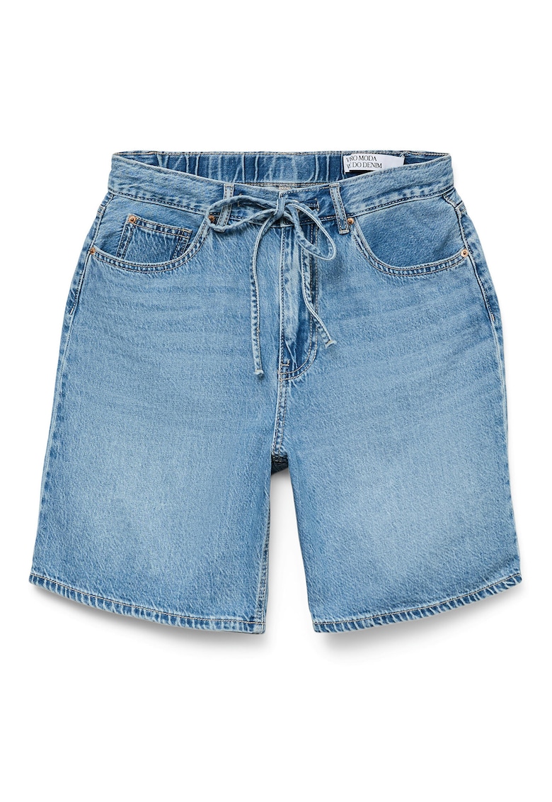 Pantaloni scurti din denim dama 10326196 - Bumbac/Lyocell - Albastru