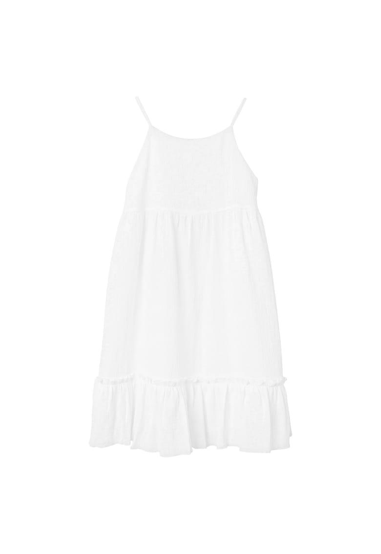 Rochie de vara fete 13227423 - Bumbac - Alb Rochie de vara fete 13227423 - Bumbac - Alb