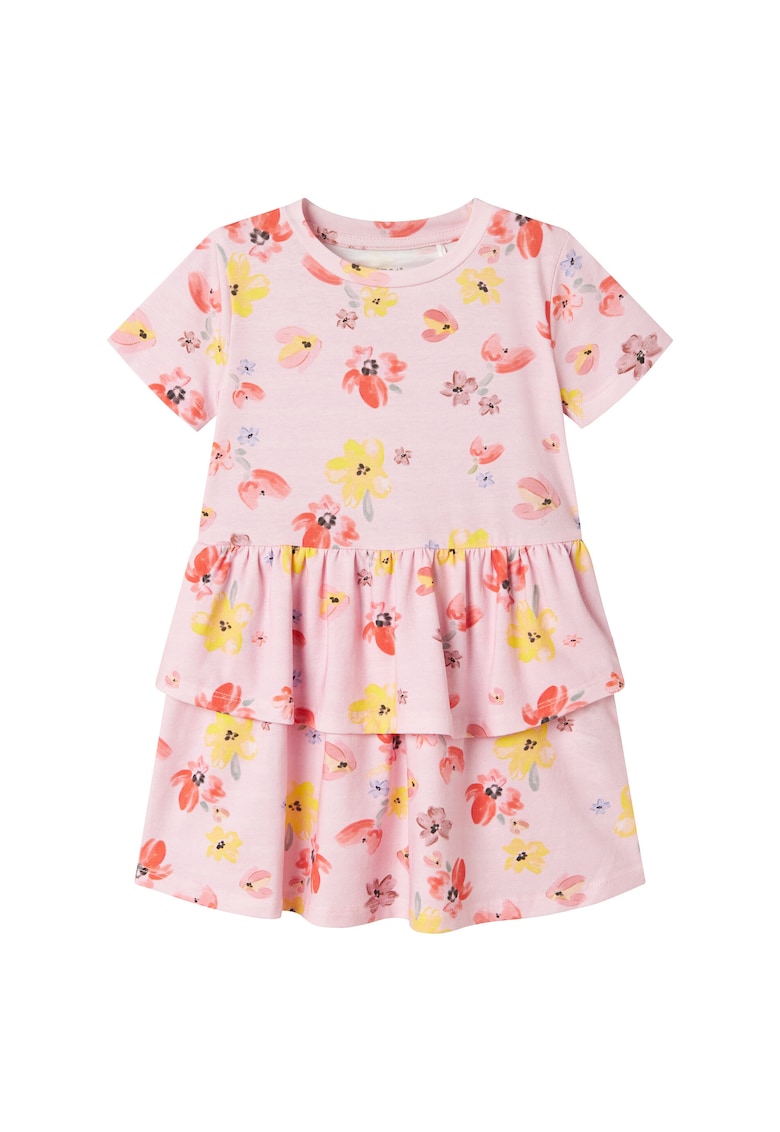 Rochie fete 13244206 - Bumbac organic - Roz - Roz