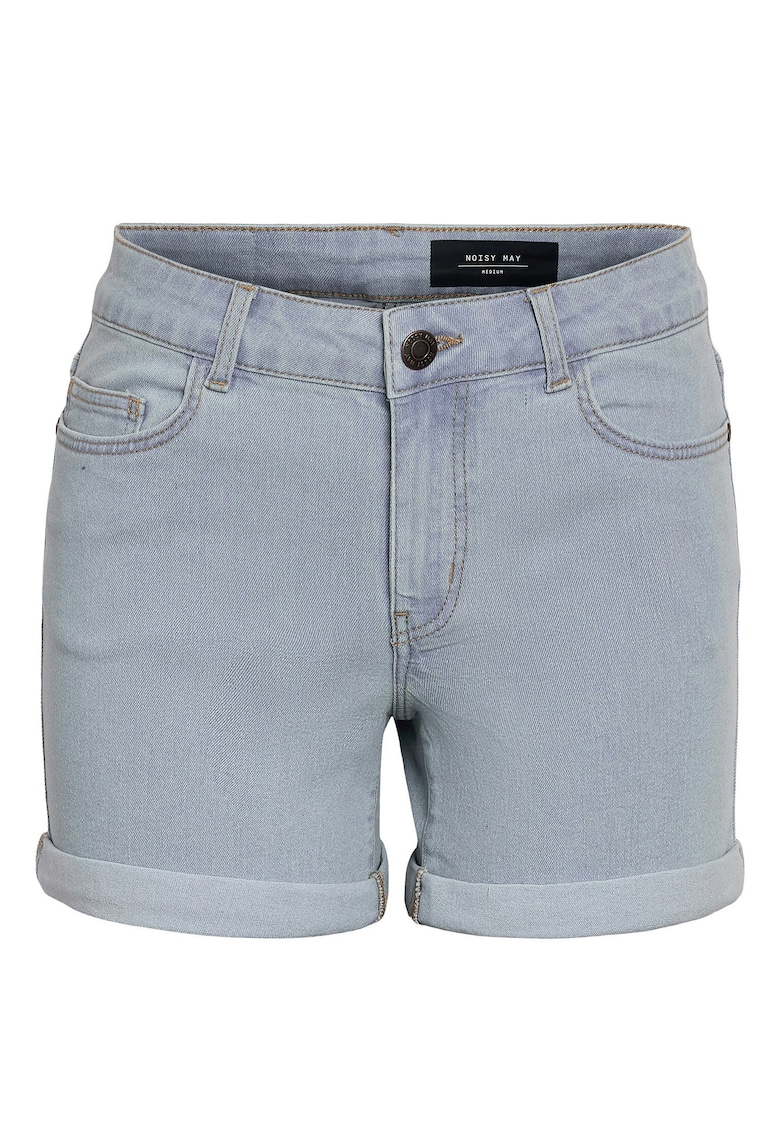 Pantaloni scurti din denim dama 27032491 - Bumbac/Poliester - Albastru Pantaloni scurti din denim dama 27032491 - Bumbac/Poliester - Albastru