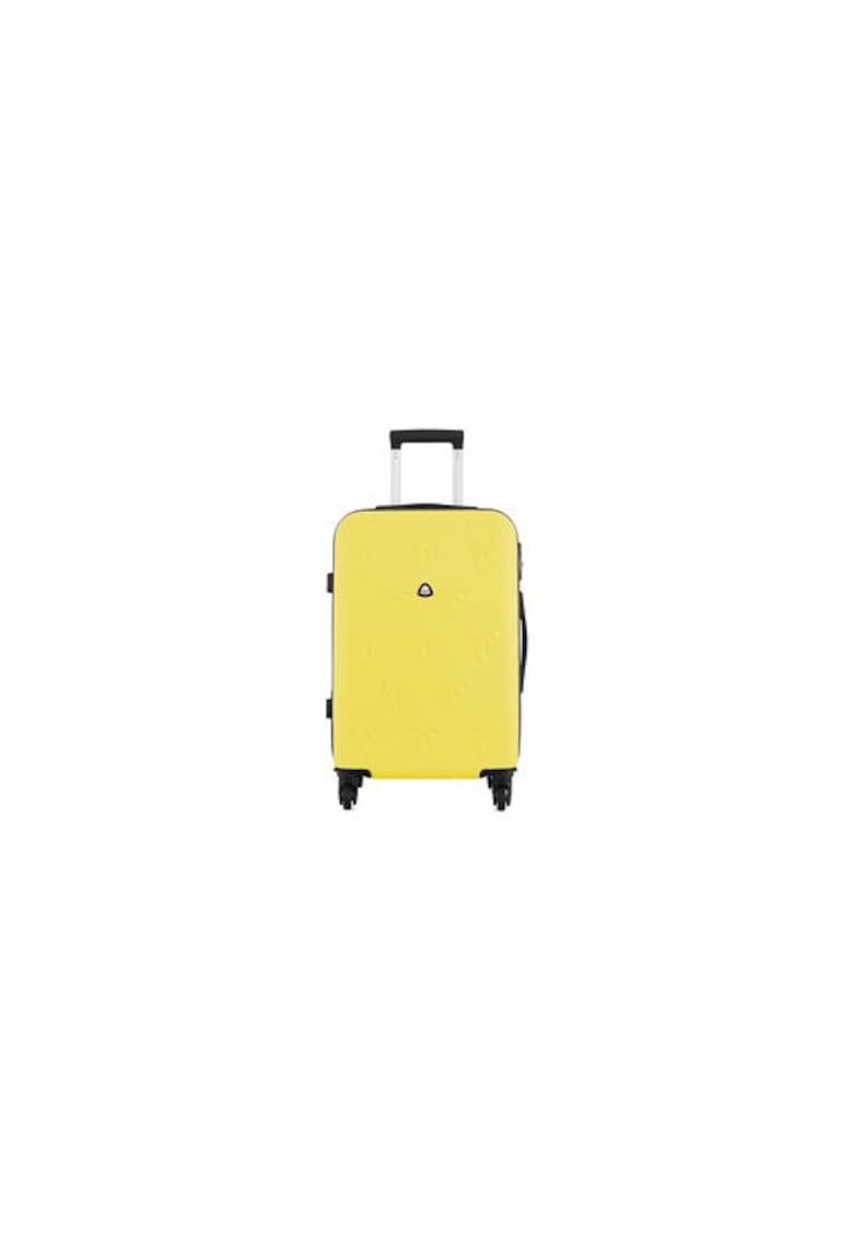 Troler model T5629-6 - mare - galben - material plastic Troler model T5629-6 - mare - galben - material plastic