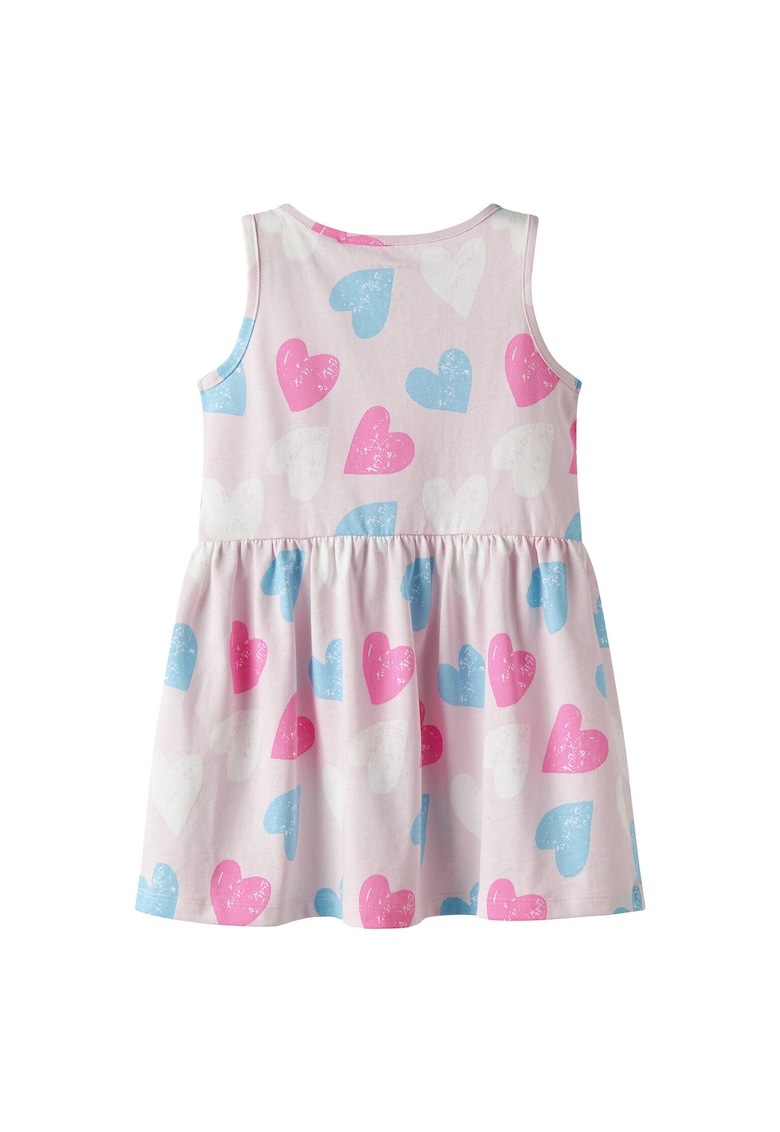 Rochie fete 13230153 - Bumbac - Roz - Roz