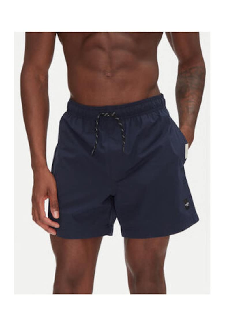 Sacou Jack Jones - bleumarin - din cashmere - 50% poliester reciclat -