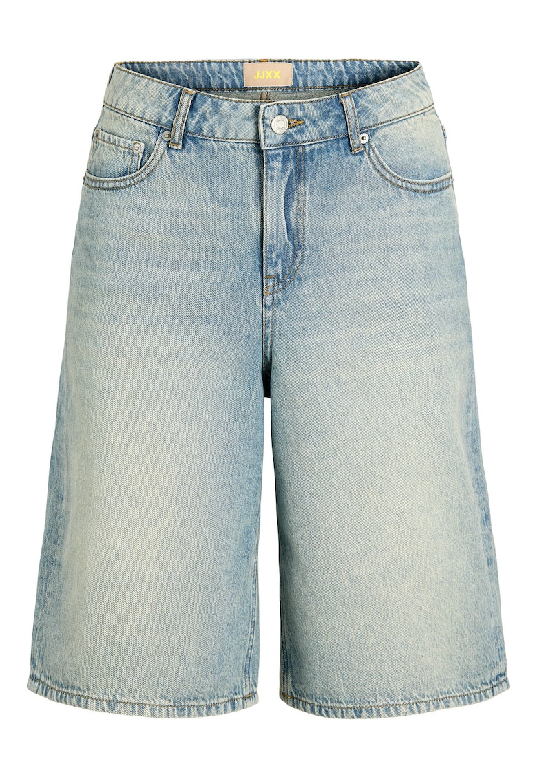 Pantaloni scurti din denim dama 12267288 - Bumbac - Albastru - Albastru