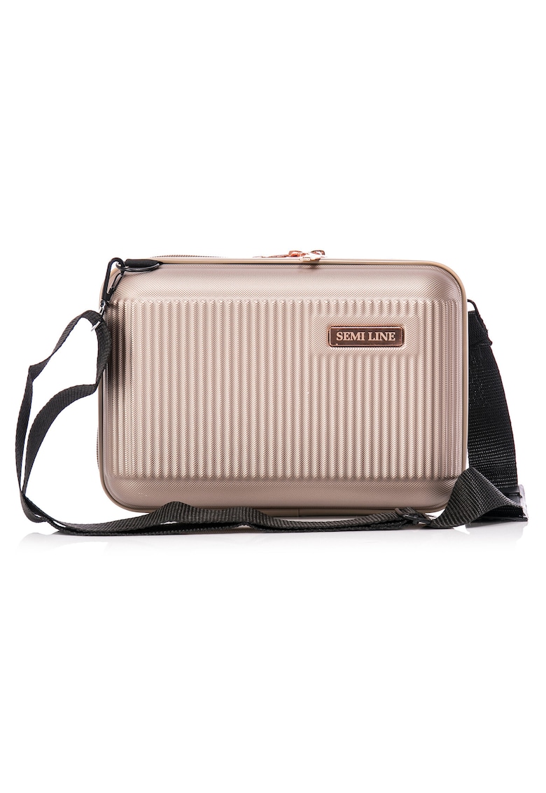 Geanta cosmetice - T5944-1 - auriu - din material plastic - universala Geanta cosmetice - T5944-1 - auriu - din material plastic - universala