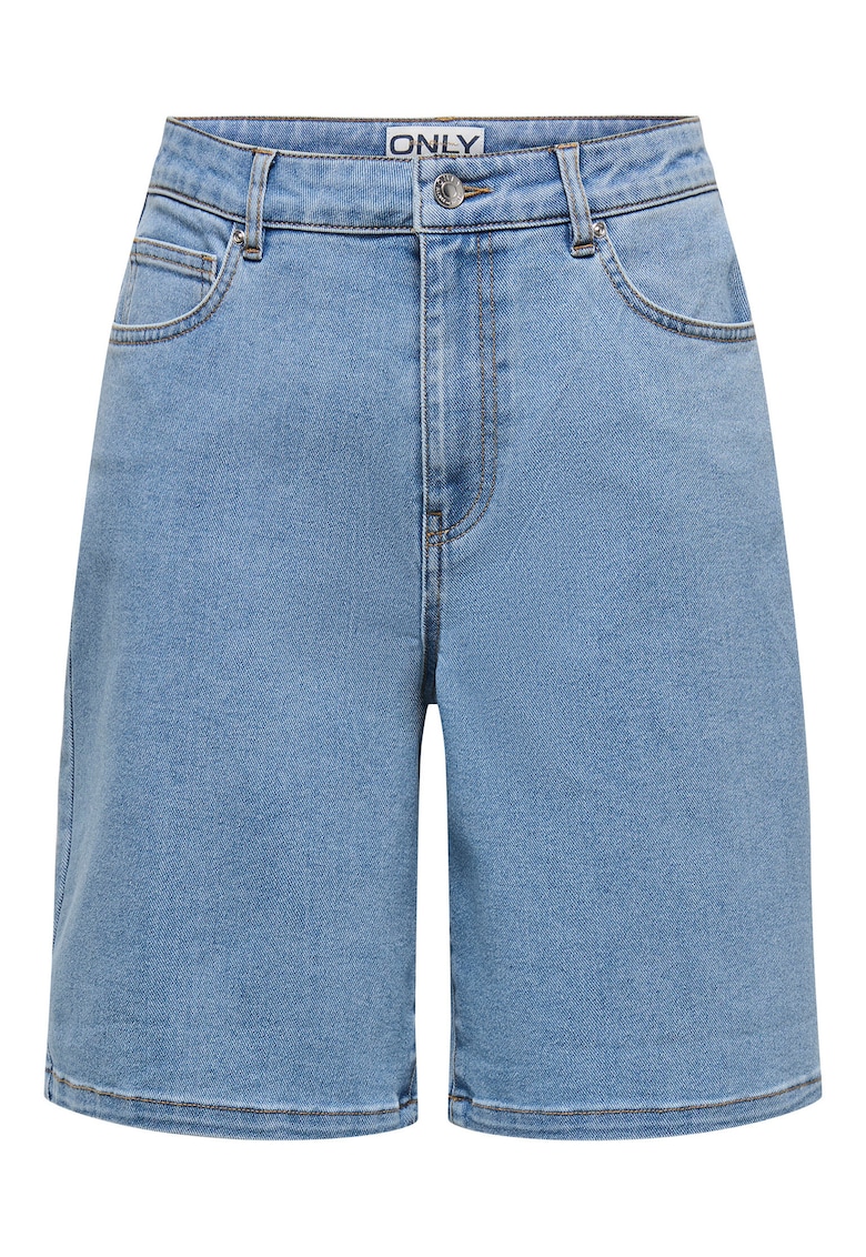 Pantaloni scurti din denim dama 15360438 - Bumbac - Albastru - Albastru