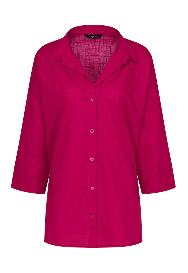 Camasa dama 10222569 - Bumbac - Roz