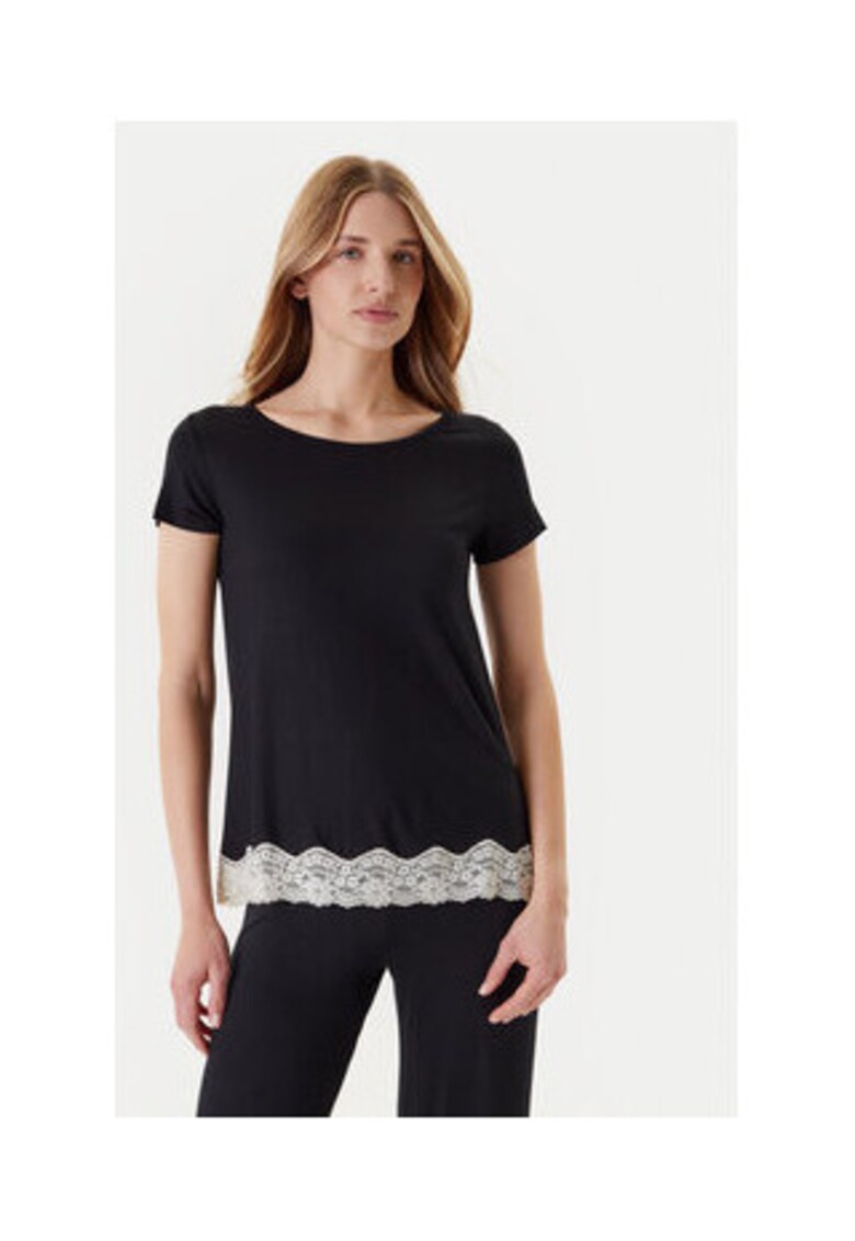 Tricou dama - 3Z123M314 - negru - viscoza si elastan