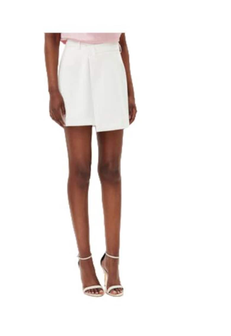 Fusta Ecru - poliester - viscoza - elastan