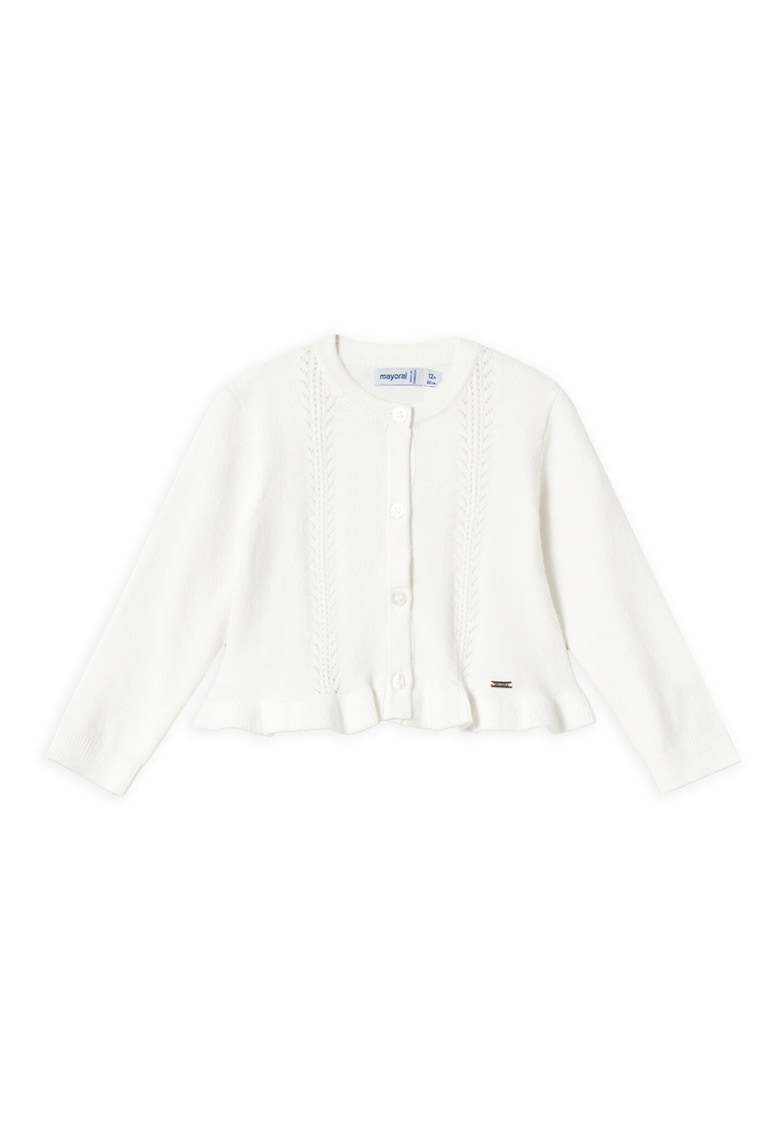 Bluza fete 1398 - Bumbac/Poliamida - Ecru - Ecru