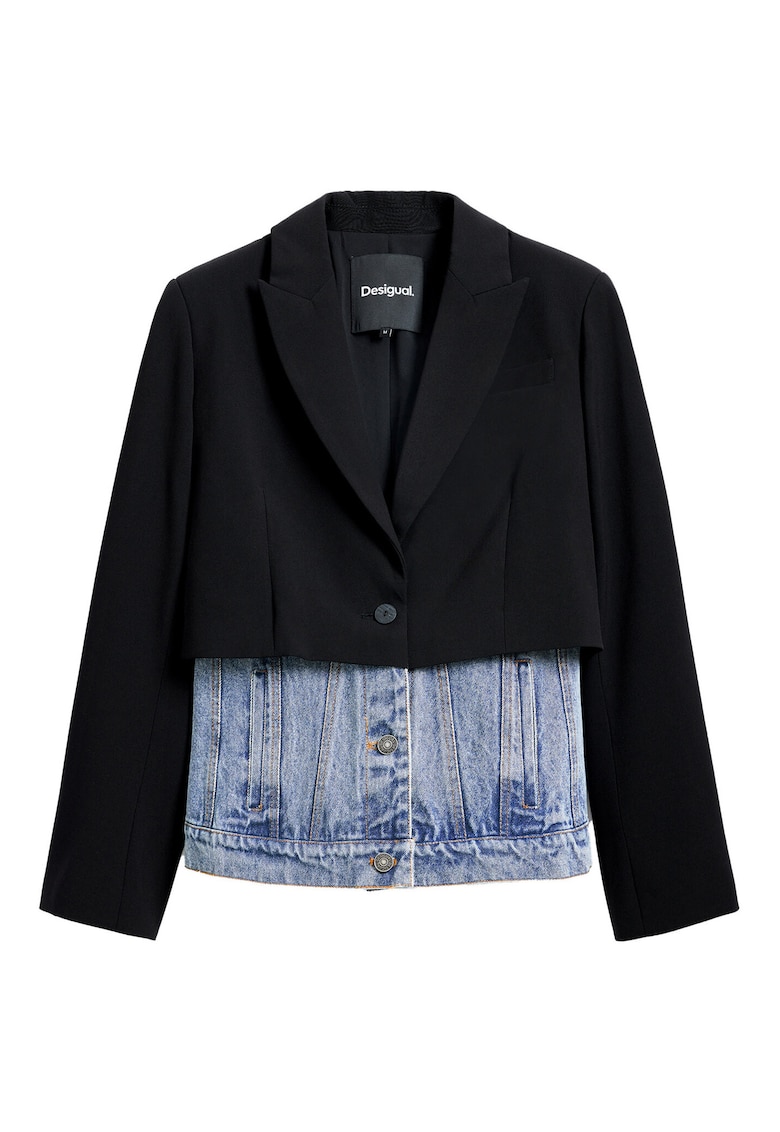 Sacou dama 25SWEW28 - Poliester - Negru Sacou dama 25SWEW28 - Poliester - Negru