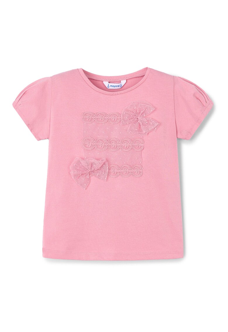 Tricou fete 3001 48 - Bumbac/Poliester - Roz - Roz