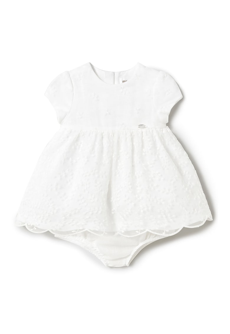 Rochie fete 1862 - Poliester/Bumbac - Alb -