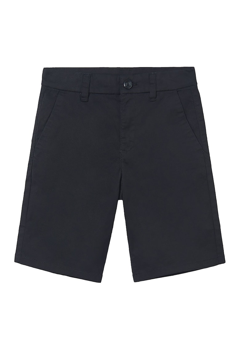 Pantaloni scurti baieti 242 - Bumbac - Negru - Negru