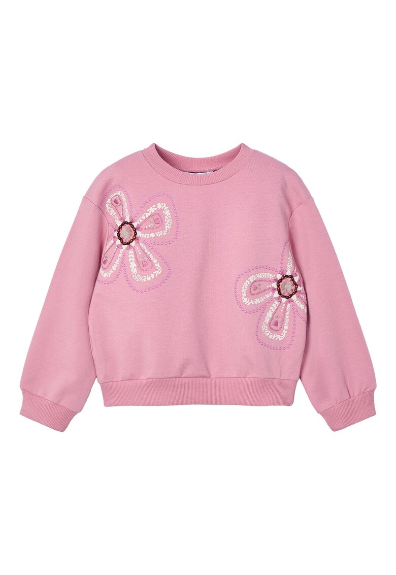 Bluza fete 3402 - Bumbac/Elastan - Roz - Roz