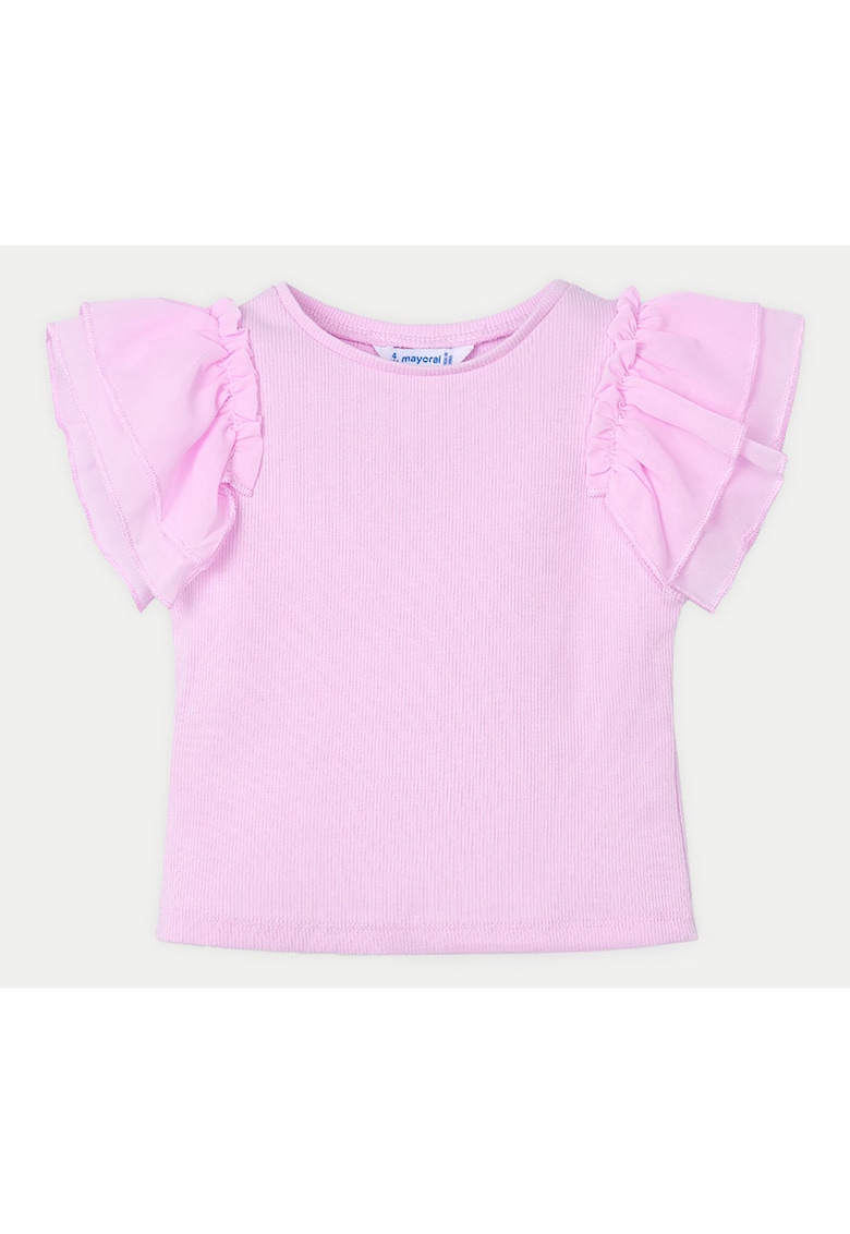 Tricou fete 3013 - Bumbac/Poliester - Roz - Roz