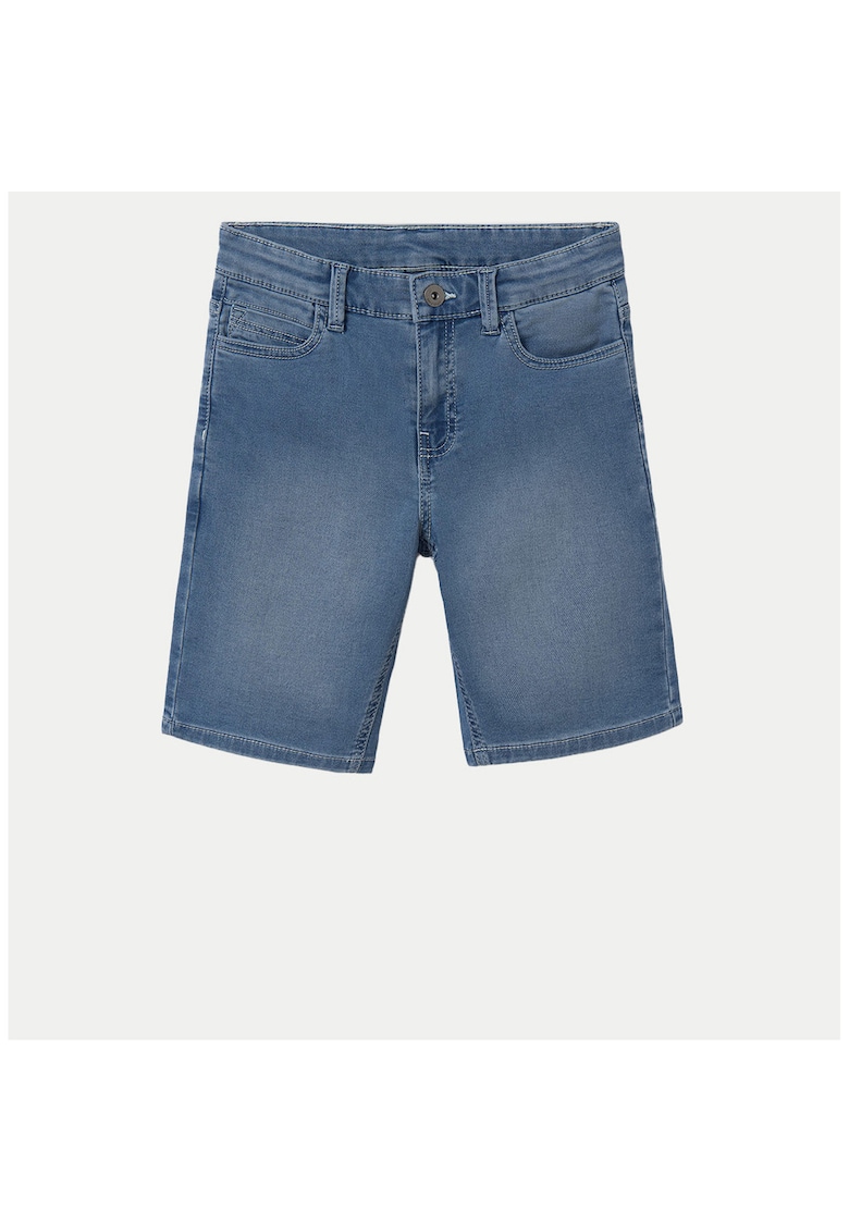 Pantaloni scurti din denim baieti 6203 - Bumbac/Poliester - Albastru - Albastru