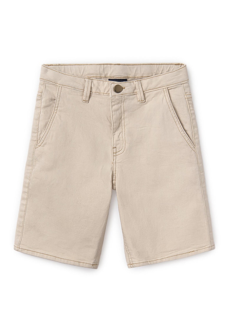 Pantaloni scurti din denim baieti 6206 - Bumbac - Bej - Bej