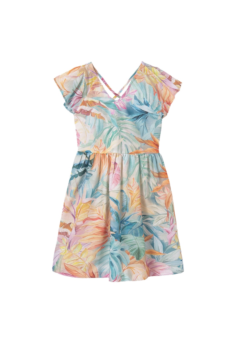 Rochie de vara fete 6991 - Poliester - Multicolor - Multicolor