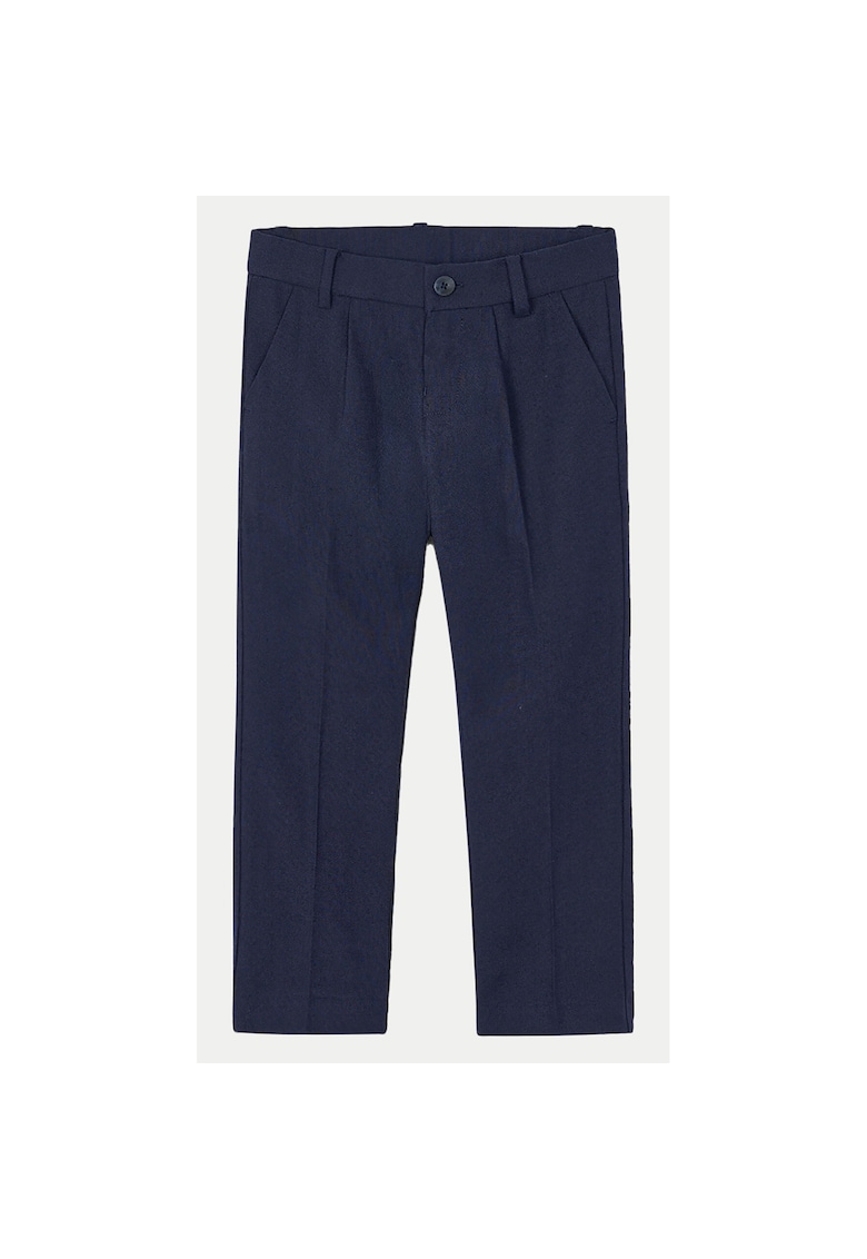 Pantaloni baieti 1576 - Bumbac - Albastru - Bleumarin