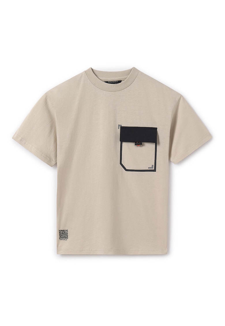 Tricou baieti 6012 - Bumbac - Bej - Bej