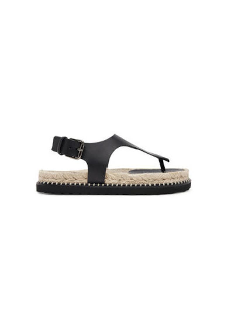 Espadrile dama 025672-100 - Piele naturala