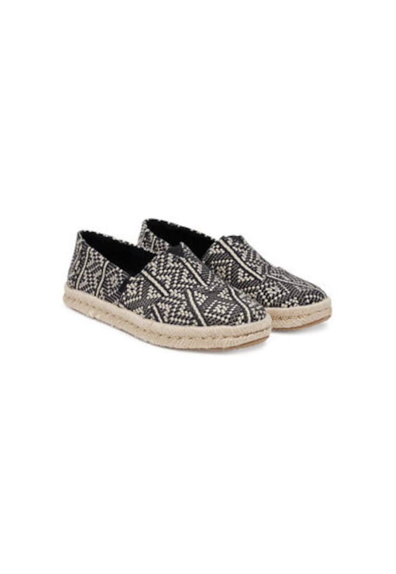 Toms Espadrile dama 10021886 - Textil - Negru