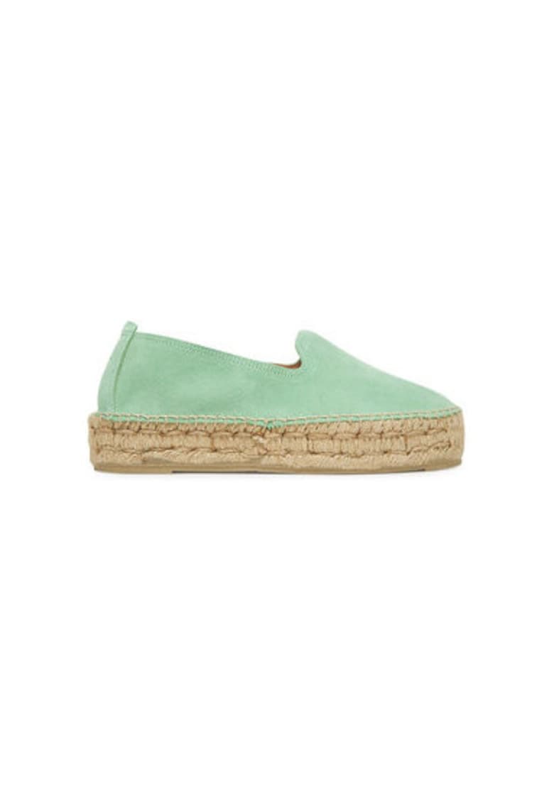 Espadrile dama R 7.7 D0 - Piele naturala - Verde