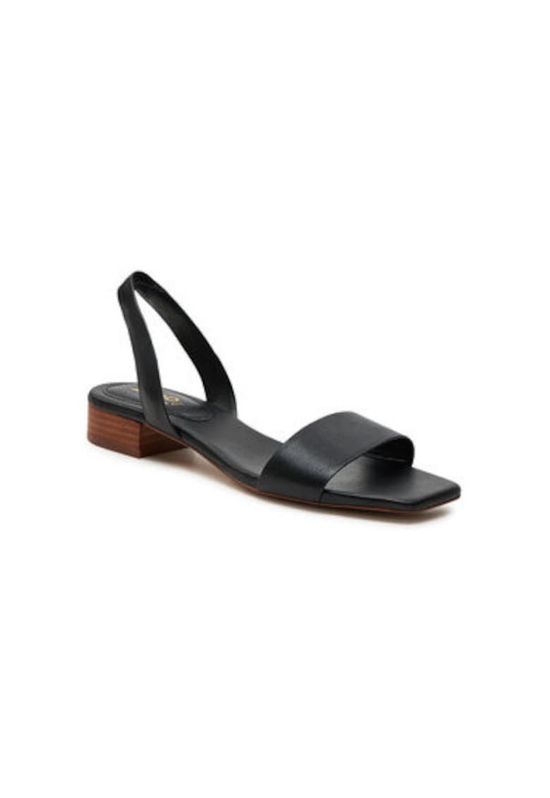 Sandale dama - 13578728 - Piele naturala - Negru