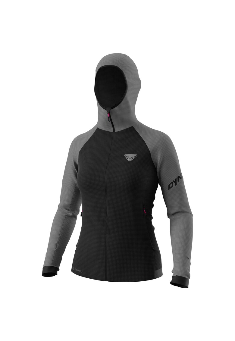Hanorac fleece dama Speed Polartec Negru/Gri - Negru