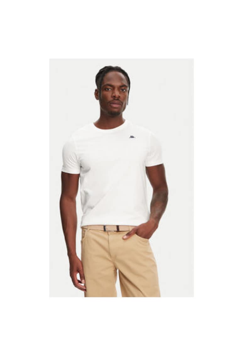 Tricou barbati  611187W - Bumbac - Alb