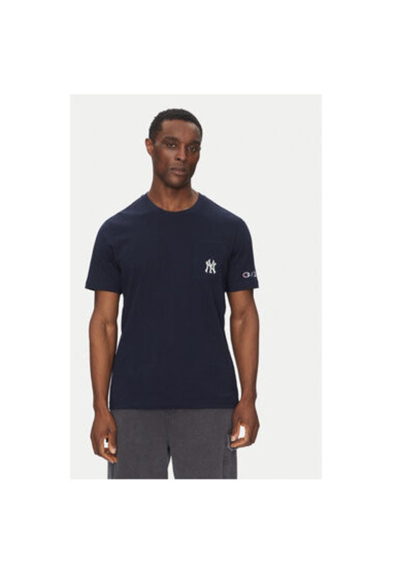 Tricou barbati 221038 - Bumbac - Bleumarin