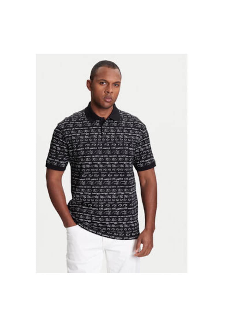 Tricou polo barbati  745120 553225 - Bumbac - Negru