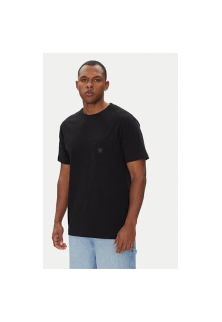 Tricou barbati ADYKT03246 - Bumbac - 78678 - Negru