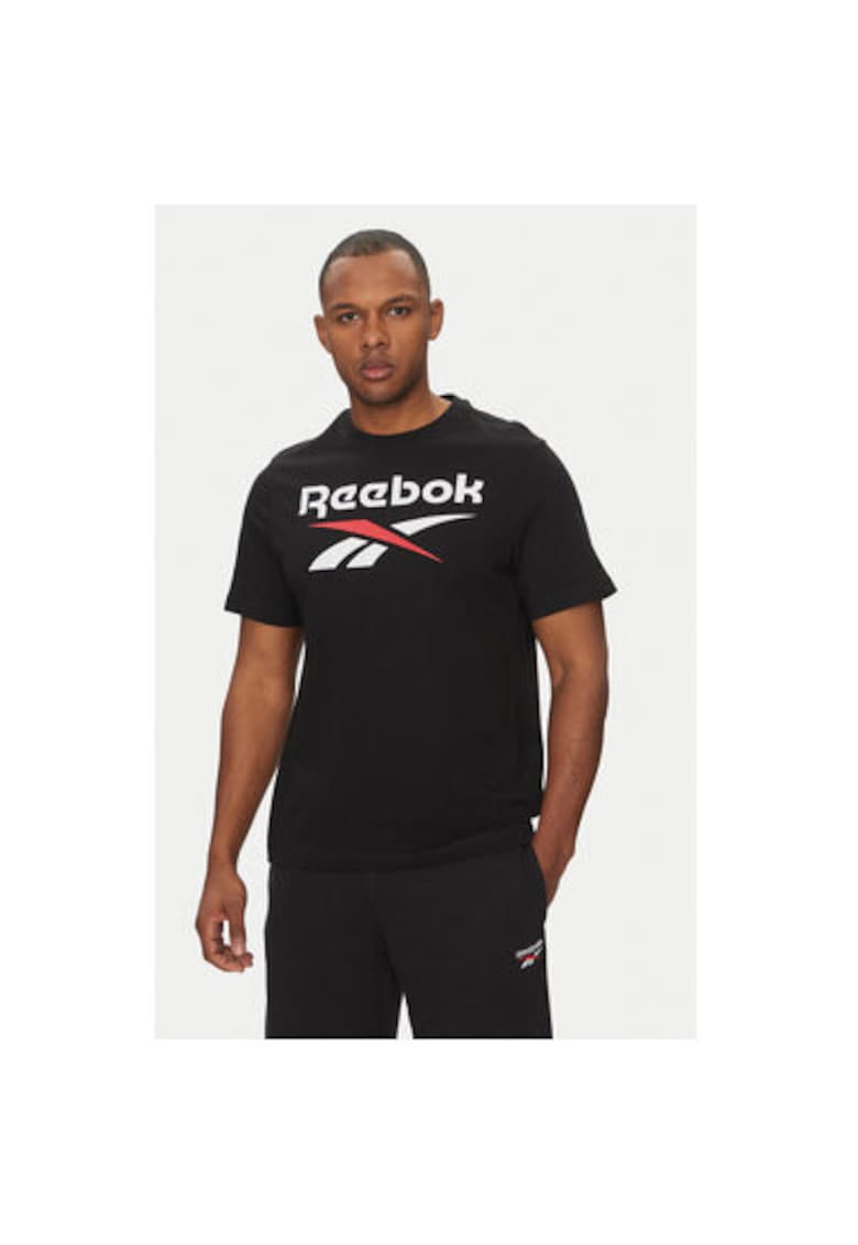 Tricou barbati 100216166 - Bumbac - Negru - Negru
