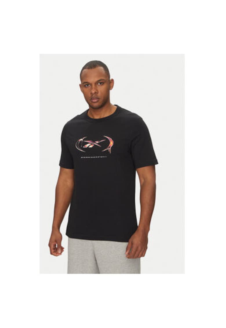 Tricou barbati 100218818 - Bumbac - Negru - Negru