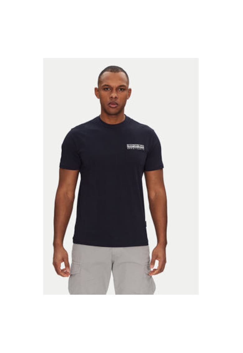 Tricou barbati NP0A4ILX1761 - Bumbac - Bleumarin - Bleumarin