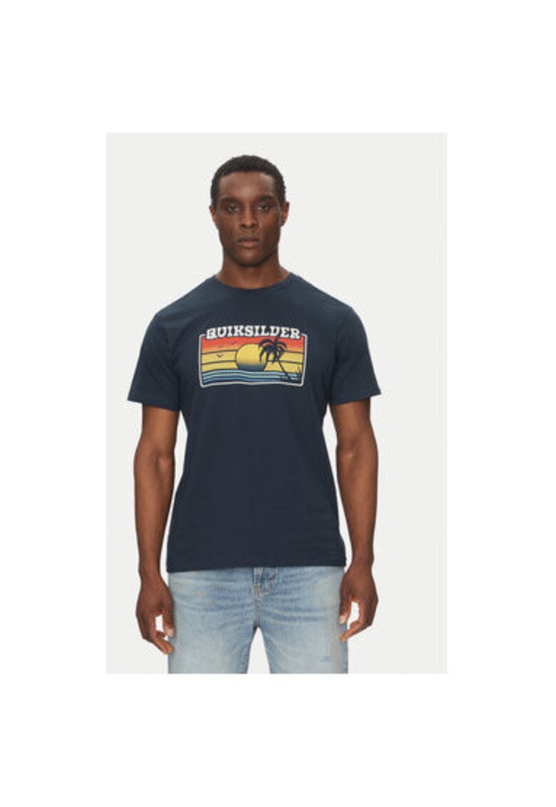 Tricou barbati EQYZT08065-KTP0 - Bumbac - 456775 - Bleumarin