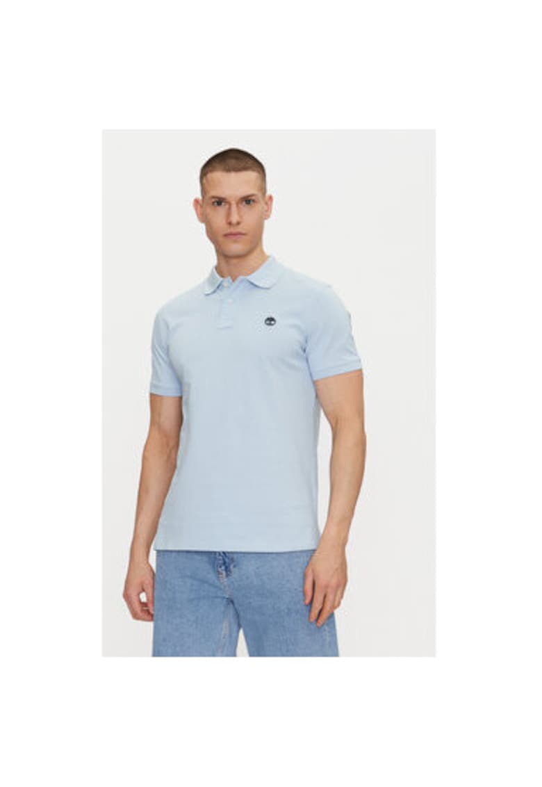 Tricou polo barbati TB0A6VDP9401 - Bumbac organic - 45687 - Albastru deschis