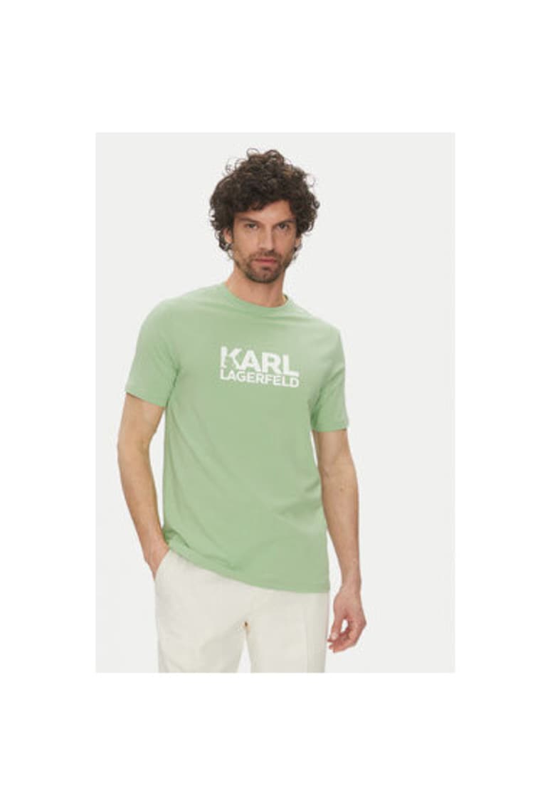 Tricou barbati 755087 552235 - Bumbac - Verde