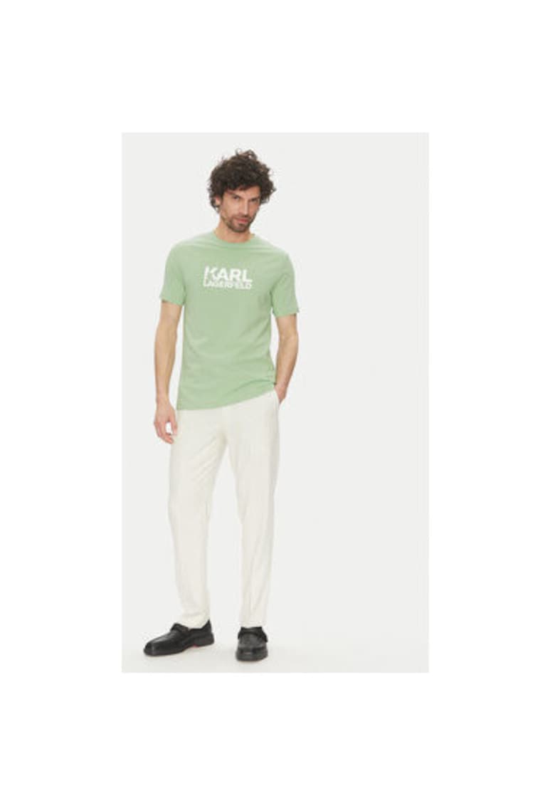 Tricou barbati 755087 552235 - Bumbac/Elastan - Verde