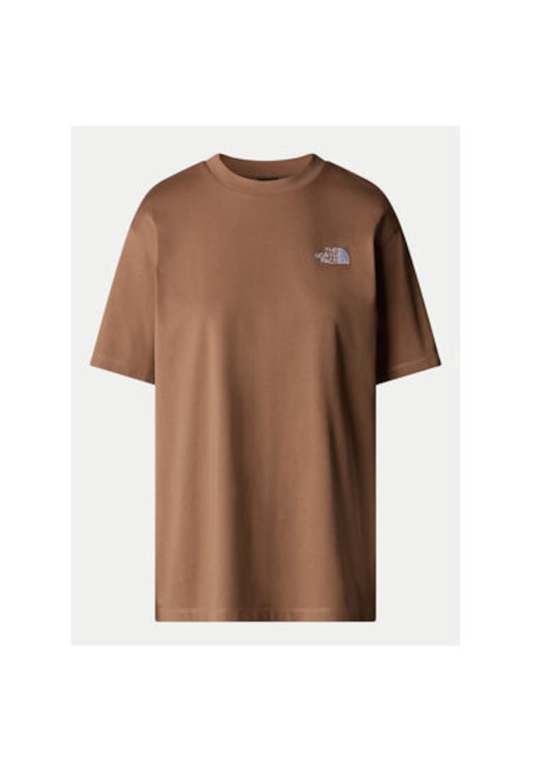 Tricou dama  NF0A87NQ6IH1 - Bumbac - Maro