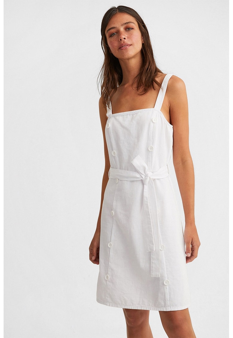 Rochie dreapta de bumbac si in