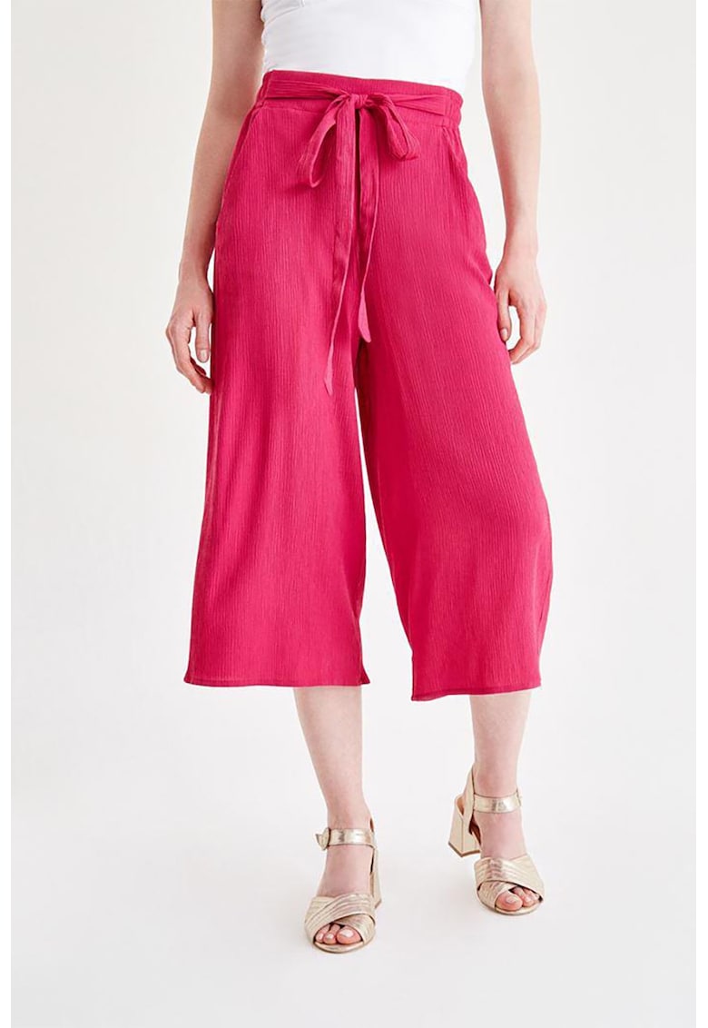 Pantaloni culotte cu snur Pantaloni culotte cu snur