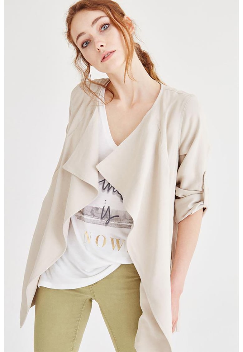 Jacheta cu guler cascada