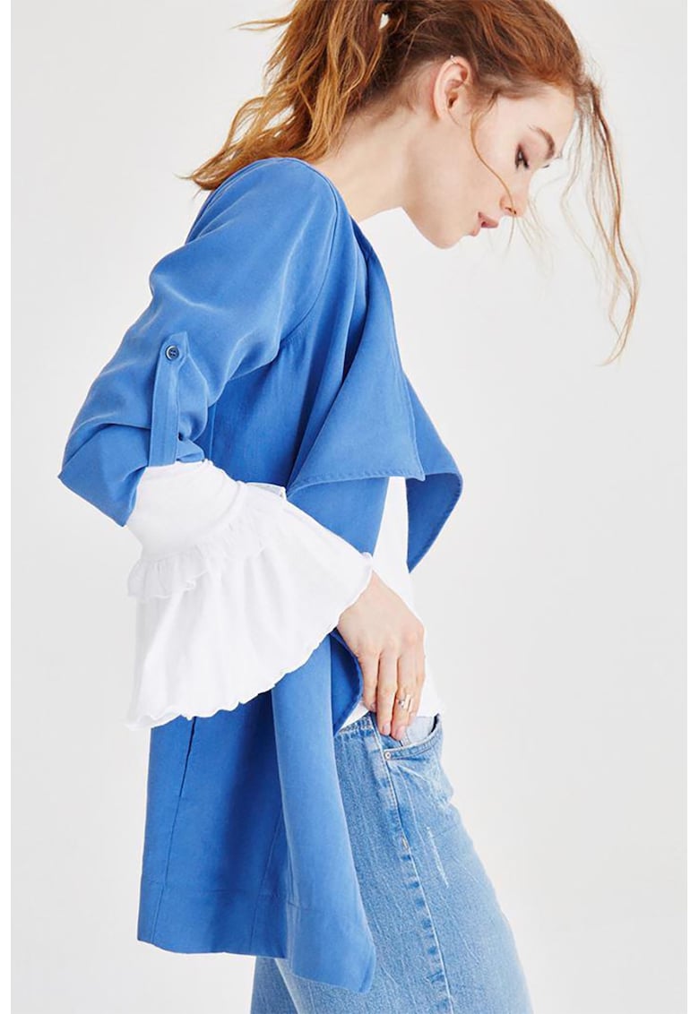 Jacheta cu guler cascada