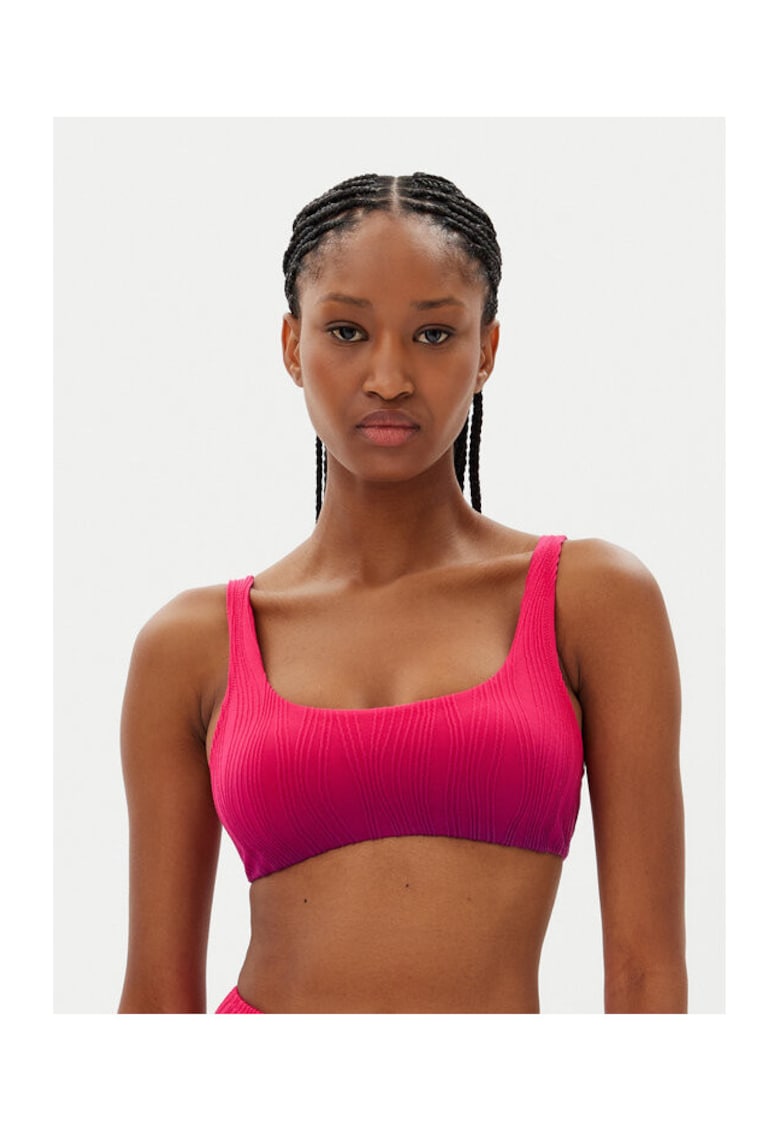 Sutien bikini dama C12VQ0 A41 - Sintetic - Mov/Roz - Mov/Roz