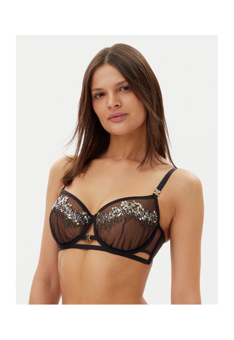 Sutien - Chantelle - Genesis - negru - poliester - Negru