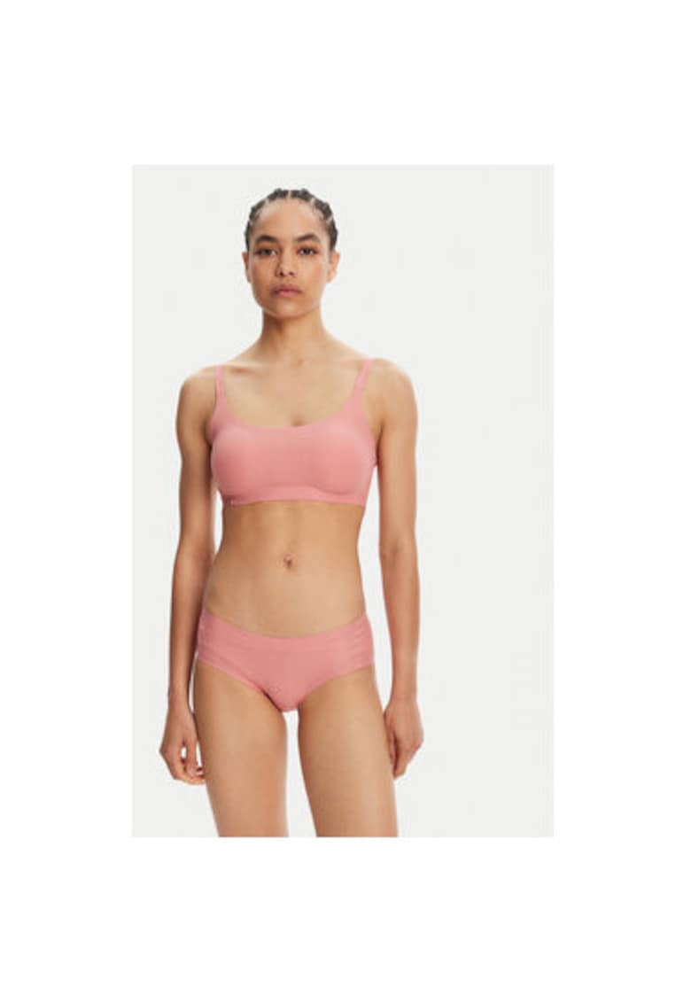 Sutien tip top dama 10630 - Sintetic - Roz