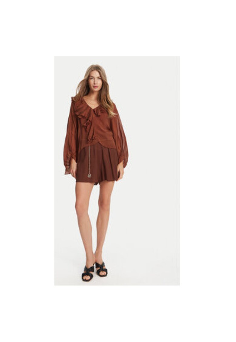 Sorturi din material textil dama CFC0124444003 - Sintetic - Maro - Maro